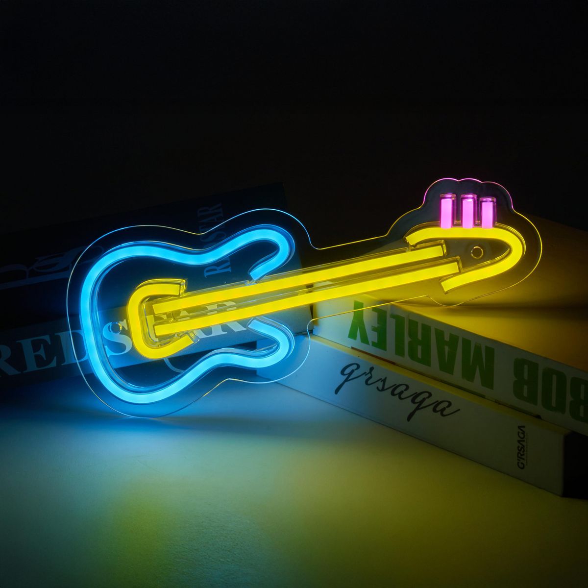 JUST HOME COLLECTION - Letrero Led Neon Guitarra