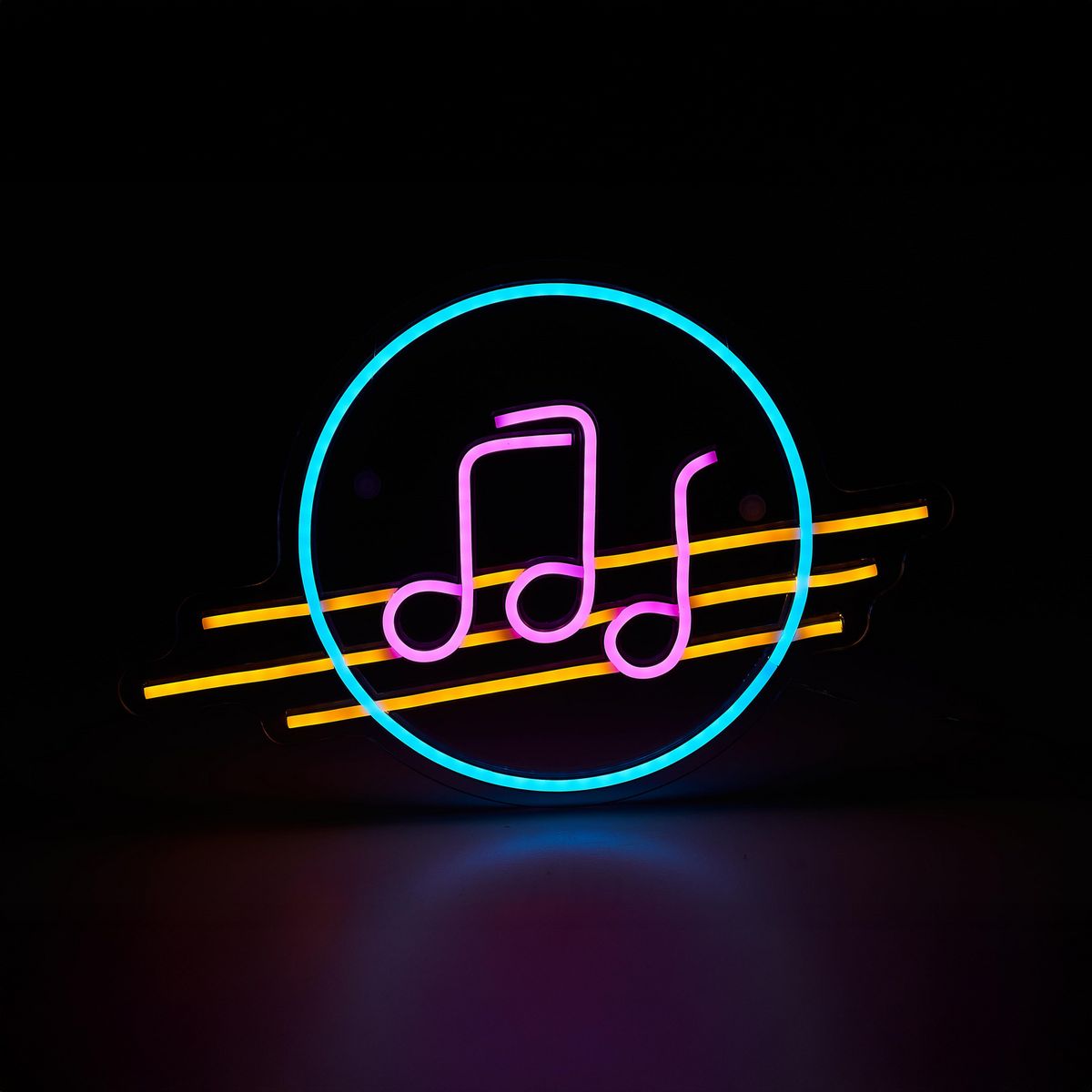 JUST HOME COLLECTION - Letrero Led Neon Live Notas