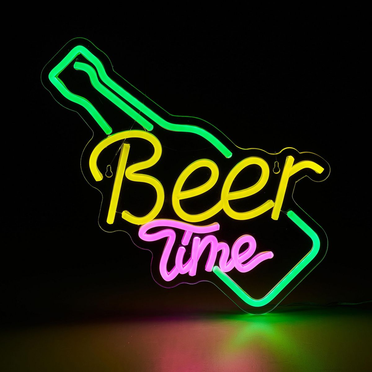 JUST HOME COLLECTION - Letrero Led Neon Beer Wine