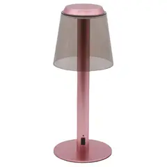 JUST HOME COLLECTION - Lámpara de Mesa Luna Rosa 12x30 cm