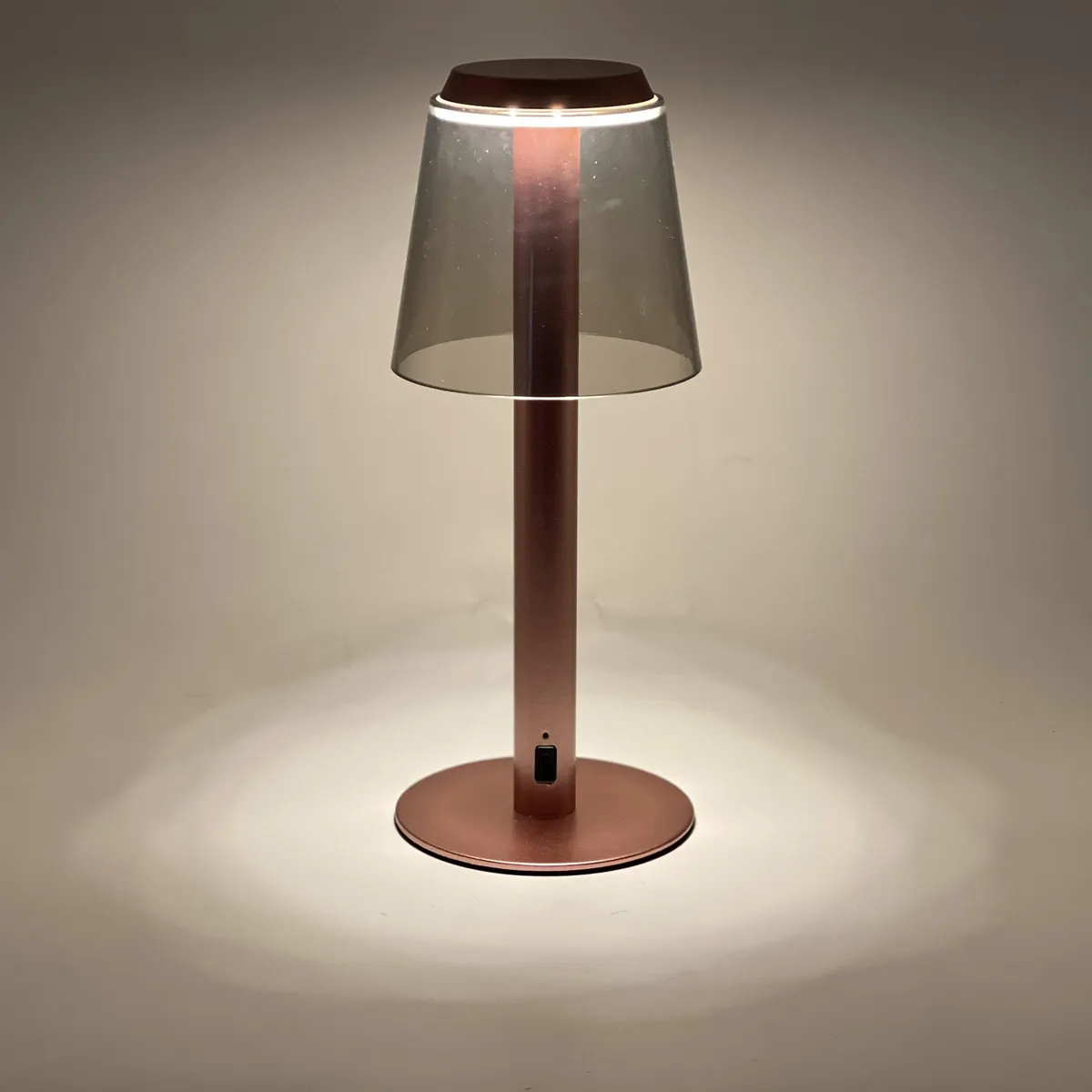 JUST HOME COLLECTION - Lampara Mesa Recargable Luna Rosada