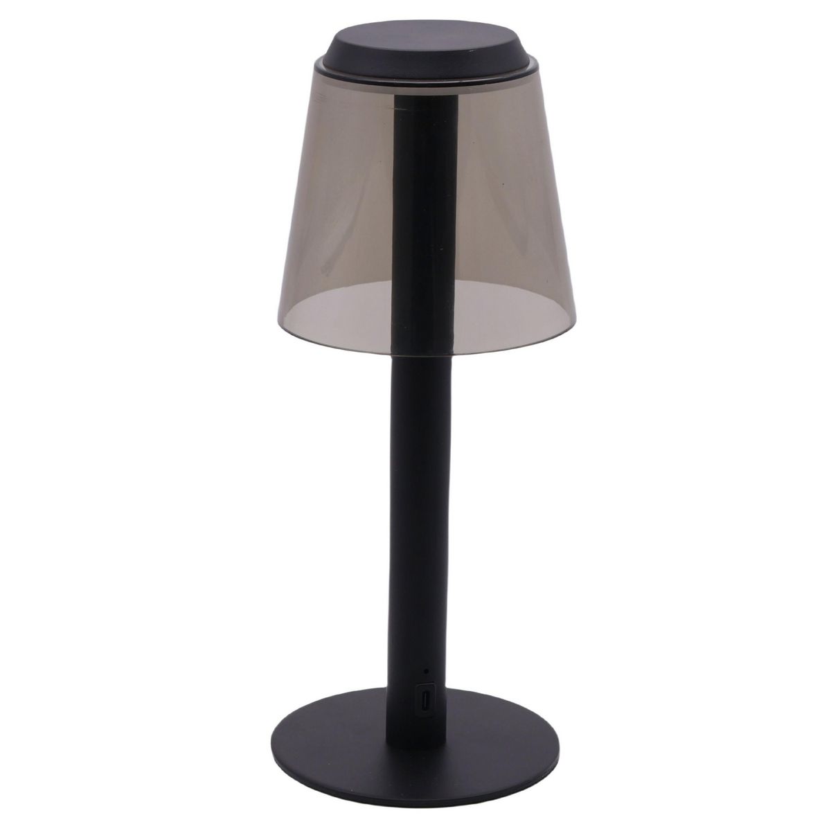 JUST HOME COLLECTION - Lampara Mesa Recargable Luna Negra