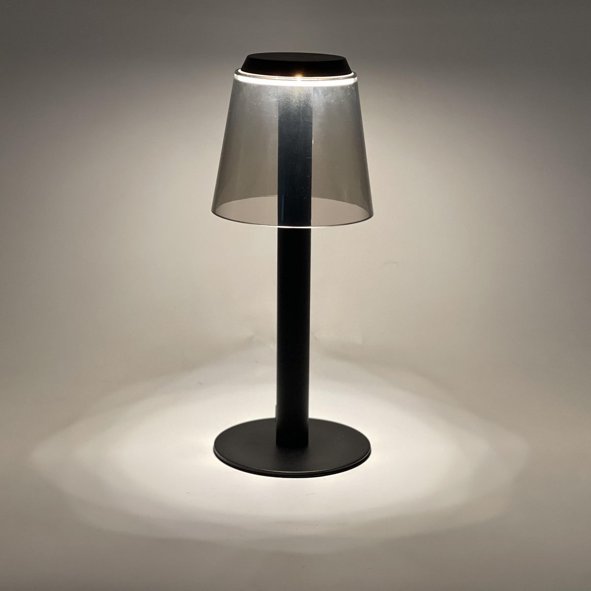 JUST HOME COLLECTION - Lampara Mesa Recargable Luna Negra