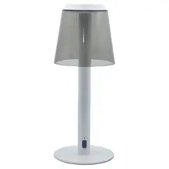 JUST HOME COLLECTION - Lámpara de Mesa Luna Blanco 12x30 cm