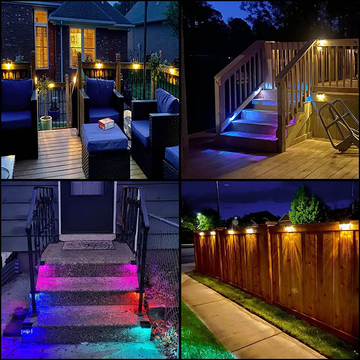 JUST HOME COLLECTION - Luz Solar Cercas Bubble 0.045 W IP 44 7 lm Luz Multicolor