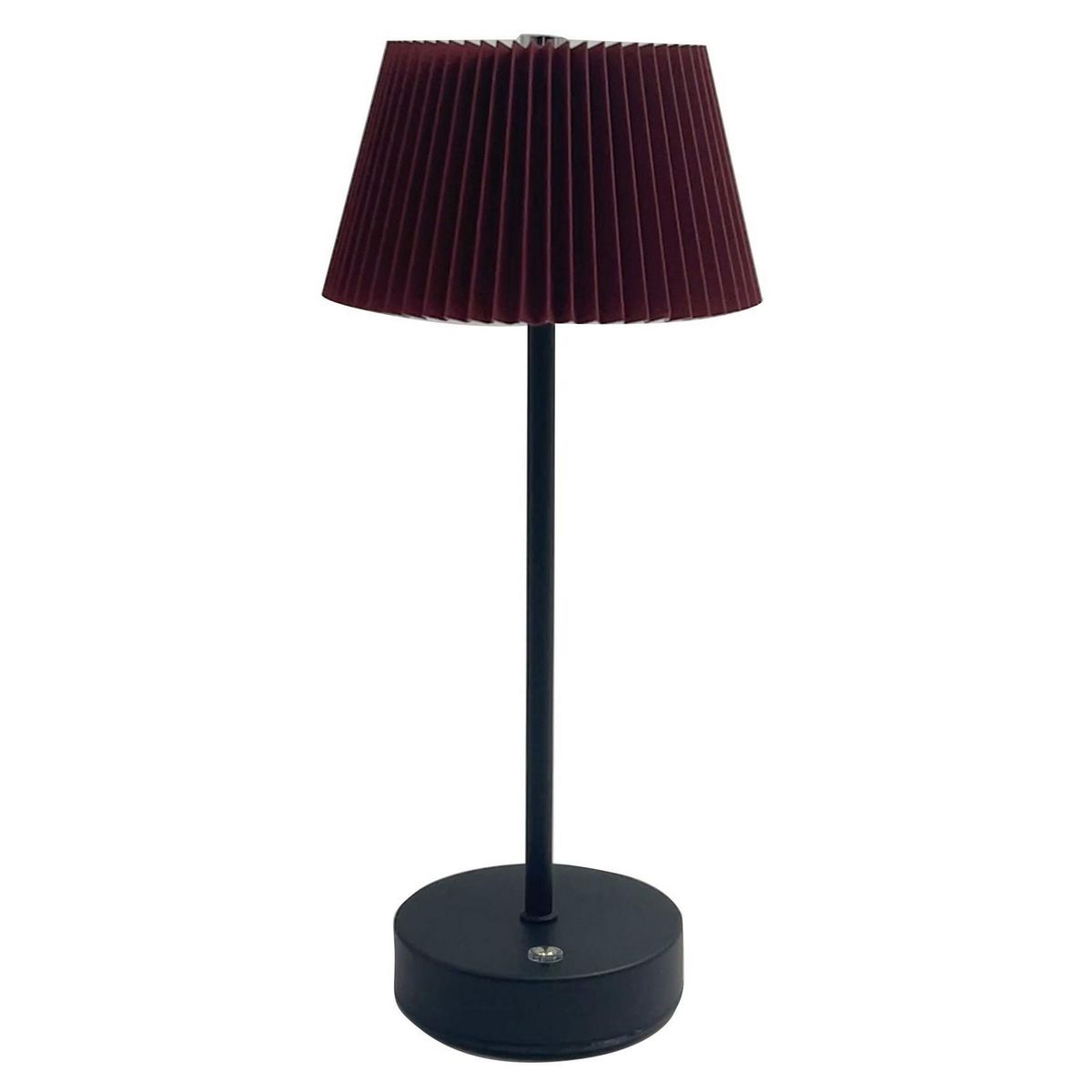 JUST HOME COLLECTION - Lampara de Mesa Touch Rojo 14x31.5 cm