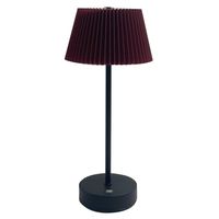 Lampara de Mesa Touch Rojo 14x31.5 cm