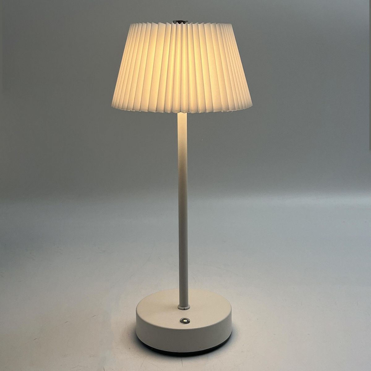 JUST HOME COLLECTION - Lampara de mesa Touch Blanco 14x31.5 cm