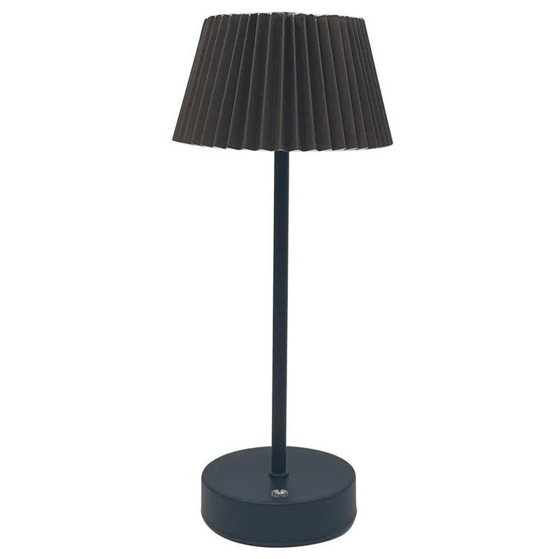JUST HOME COLLECTION - Lampara de mesa Touch Café/Marrón 14x31.5 cm