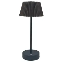 JUST HOME COLLECTION - Lampara de mesa Touch Café/Marrón 14x31.5 cm