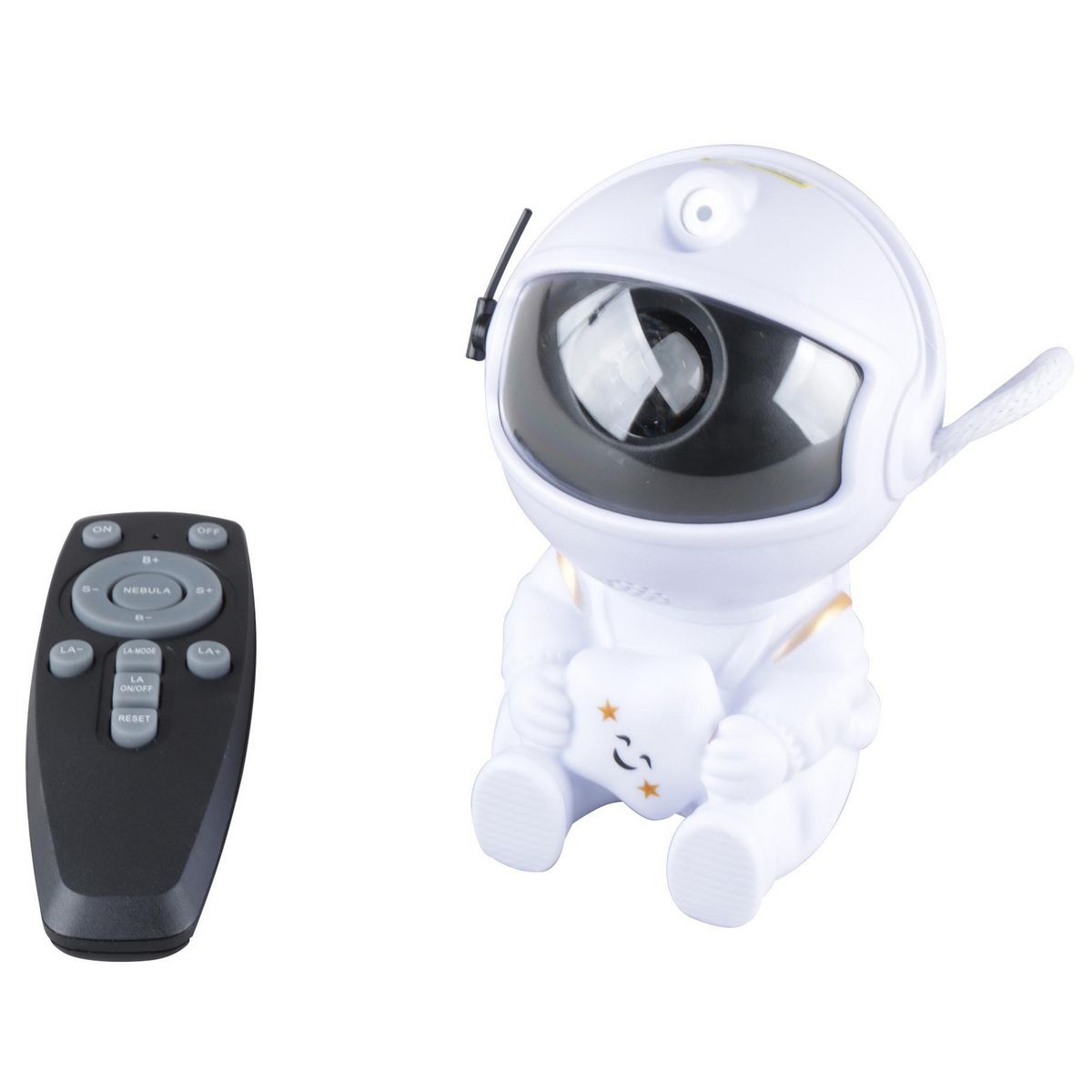 JUST HOME COLLECTION - Lampara Escritorio Proyect Astro Blanco 7.6x8.6 cm