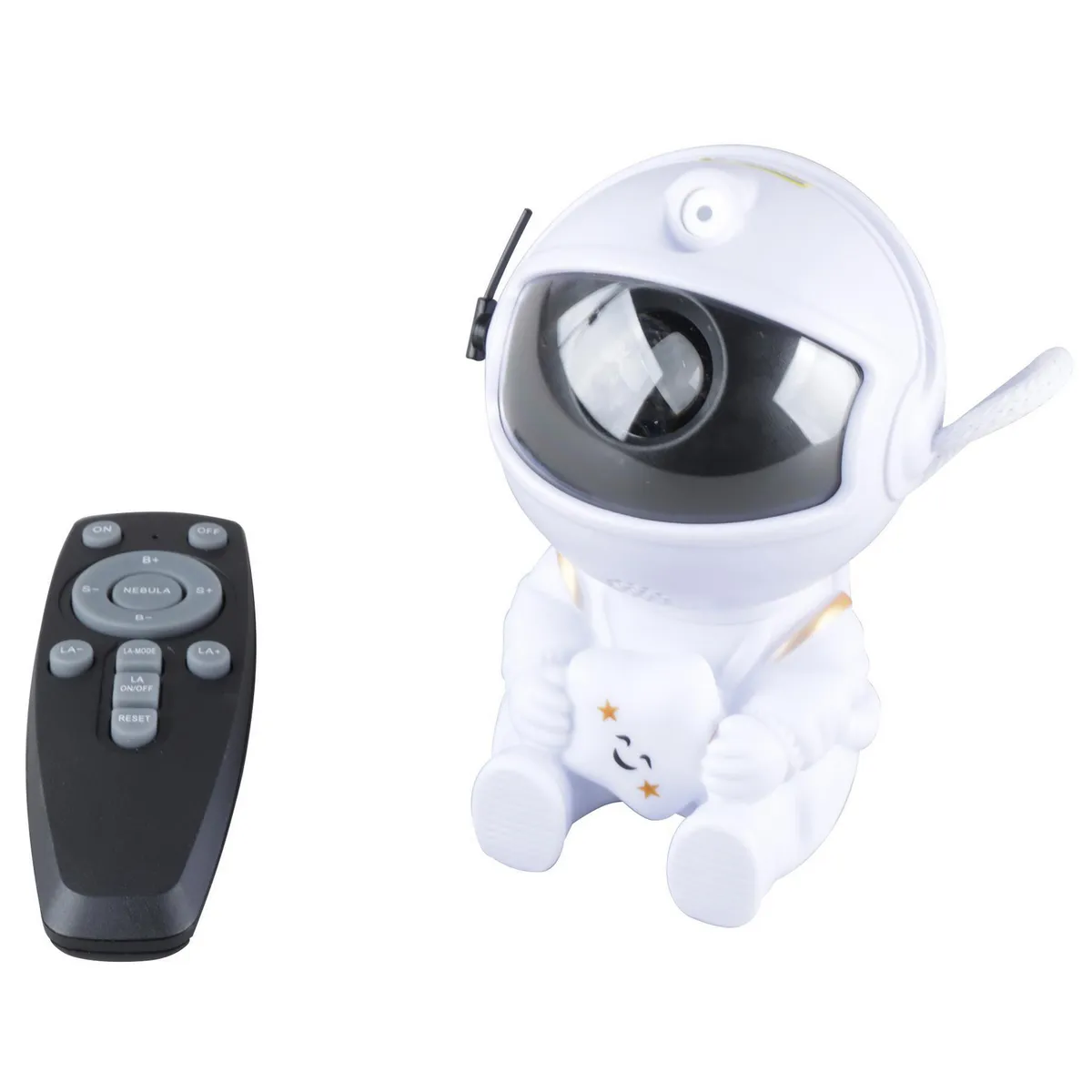 JUST HOME COLLECTION - Lampara Escritorio Proyect Astro Blanco 7.6x8.6 cm