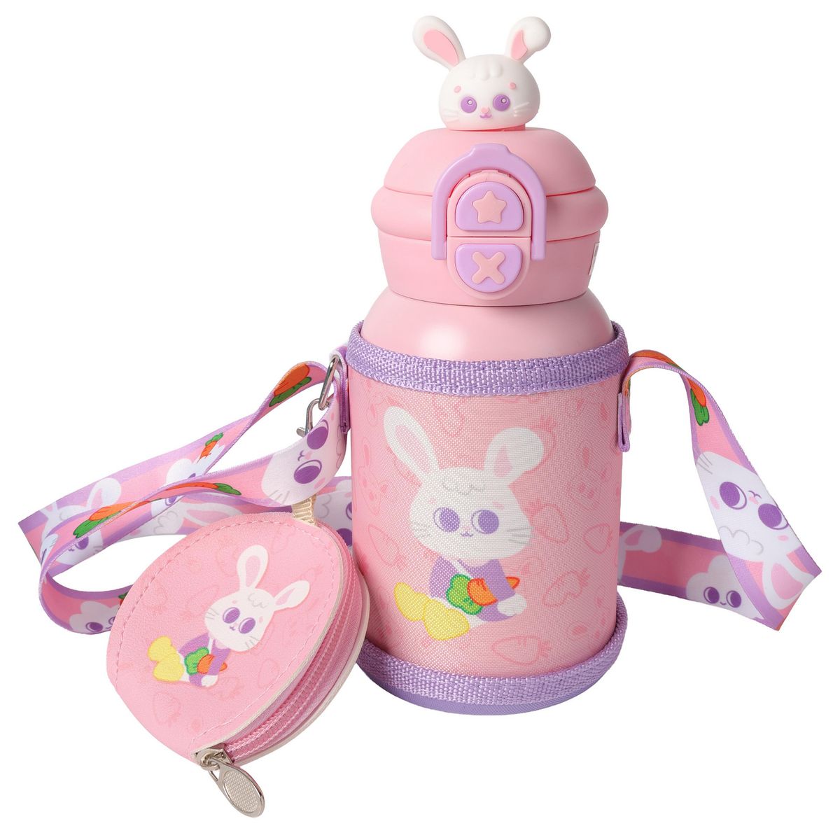 JUST HOME COLLECTION - Botella Acero inoxidable 550 ml Rosado