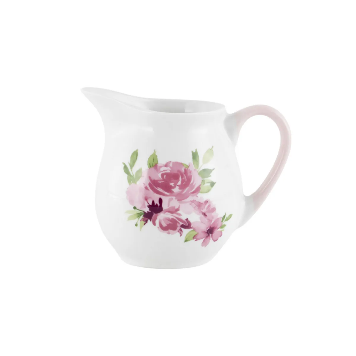 JUST HOME COLLECTION - Juego de Vajilla Té 13 Piezas Porcelana Rosas Multicolor