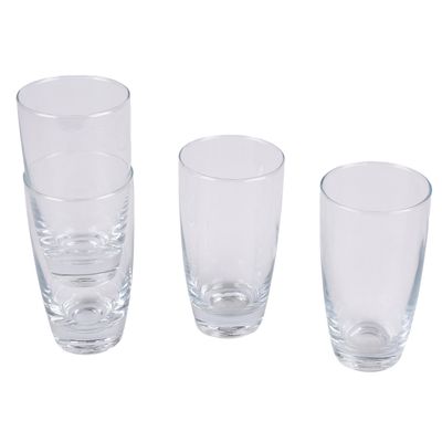 Imagen 2 del producto Set 4 Vasos Alto de Vidrio 398 ml
