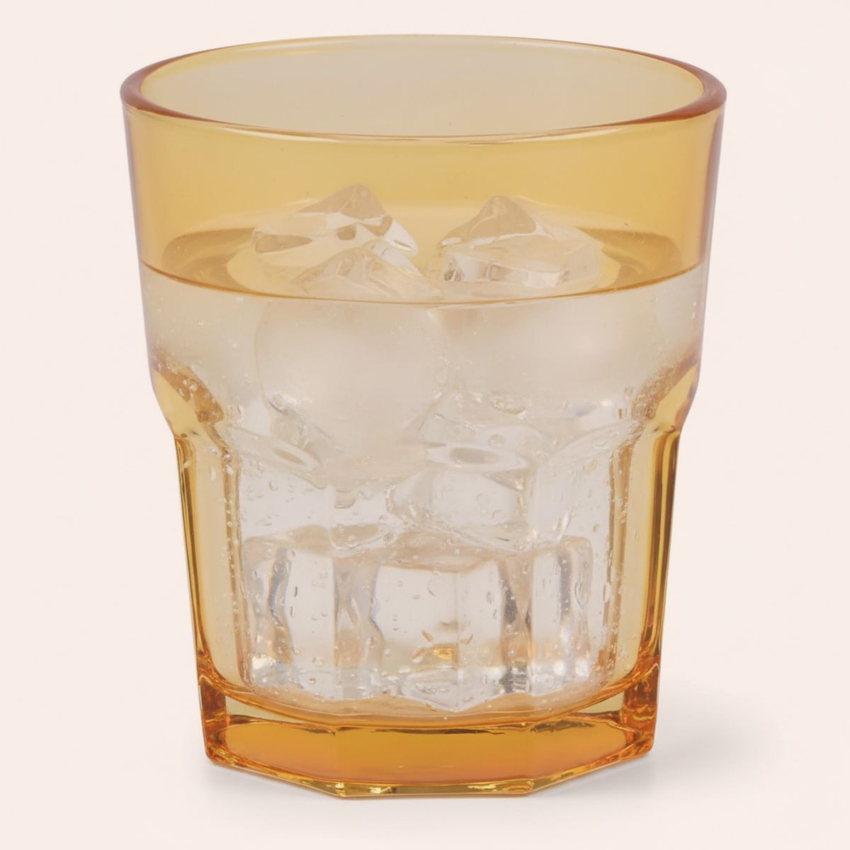 JUST HOME COLLECTION - Vaso Bajo de Vidrio 330 ml Colores Surtidos