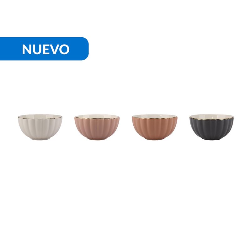 JUST HOME COLLECTION - Set 4 Bowl 10 cm Colores Surtidos