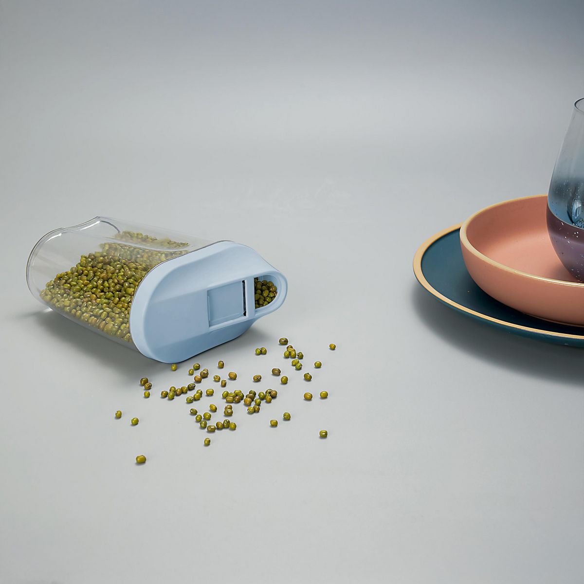 JUST HOME COLLECTION - Set 5 Contenedores Plástico 1.5 l/1 l/300 ml/500 ml/700 ml