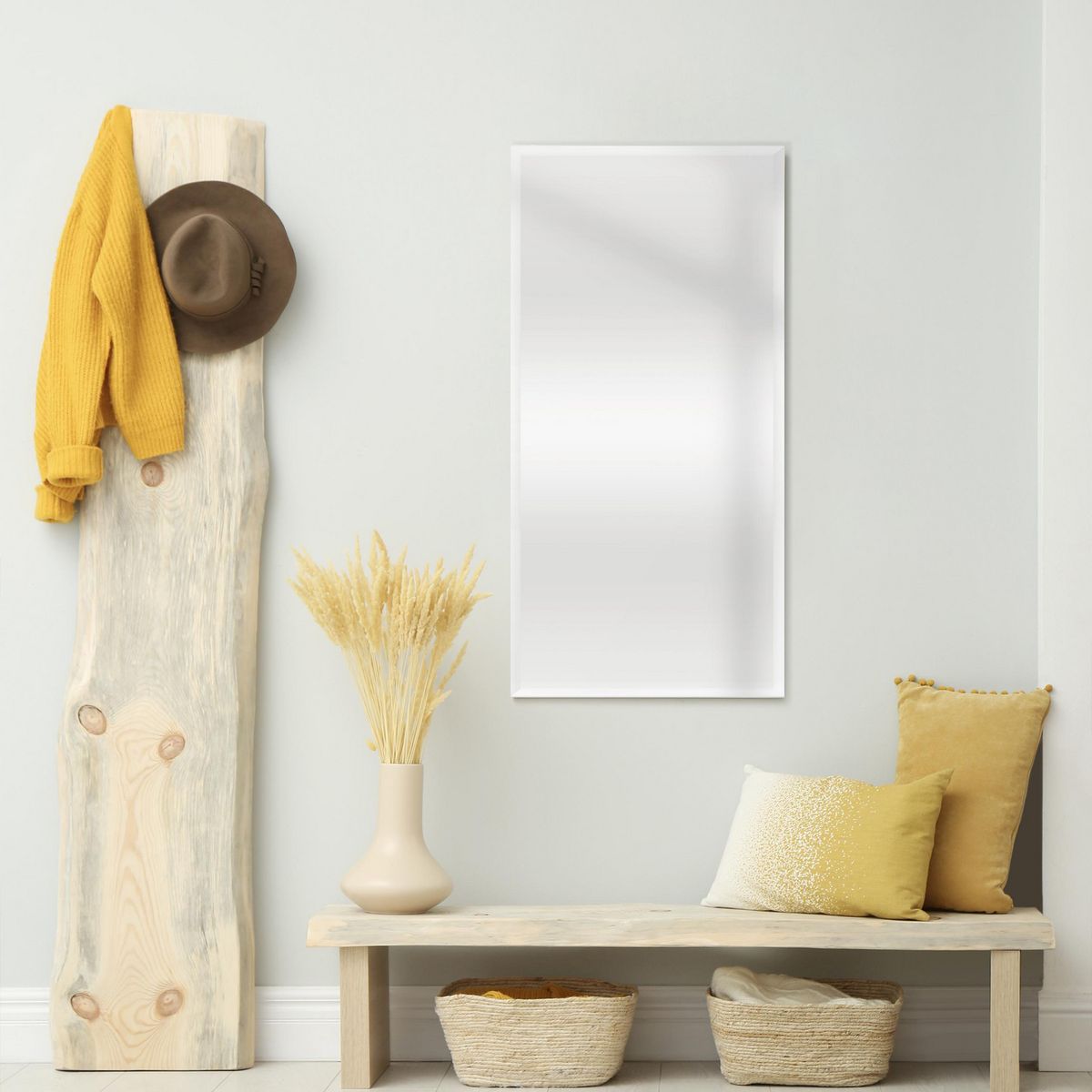 JUST HOME COLLECTION - Espejo Decorativo Forma Rectangular 40x80 cm Frameless