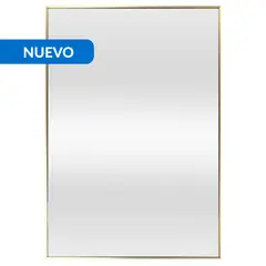 JUST HOME COLLECTION - Espejo Decorativo Forma Cilindro 50x70 cm Dorado Bari