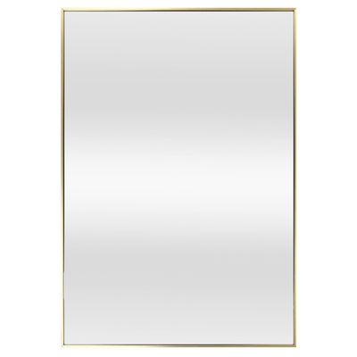 Imagen 2 del producto Espejo Decorativo Forma Rectangular 50x70 Dorado Bari