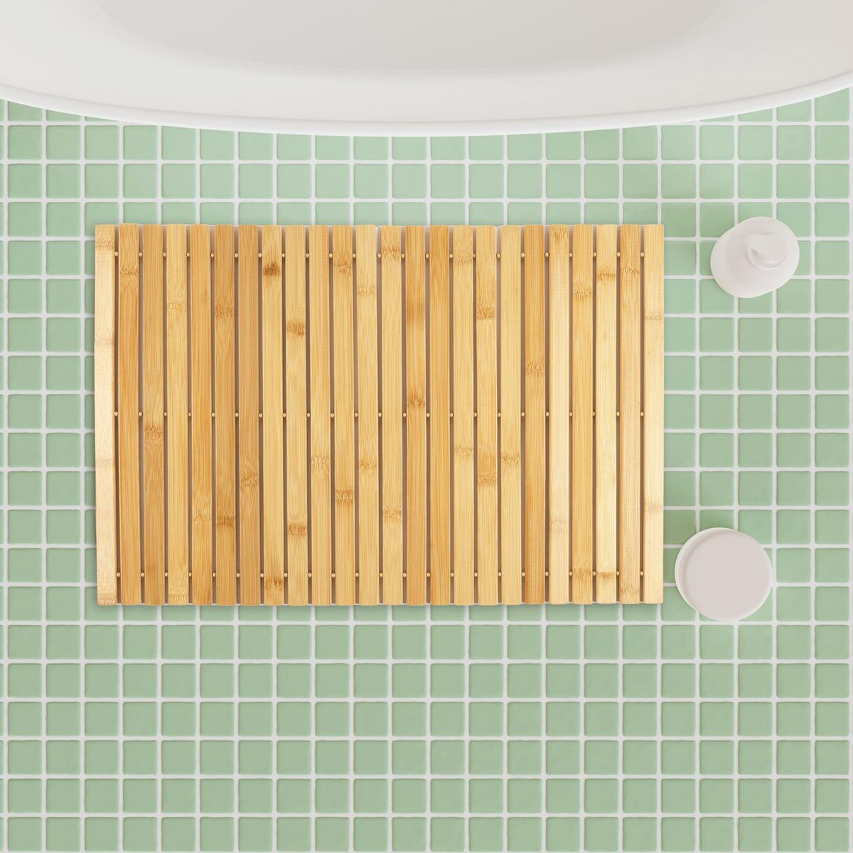 JUST HOME COLLECTION - Piso Baño Bambu 40x60 cm