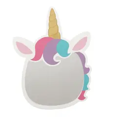 JUST HOME COLLECTION - Espejo Decorativo Forma 30x40 cm Blanco Deco Único