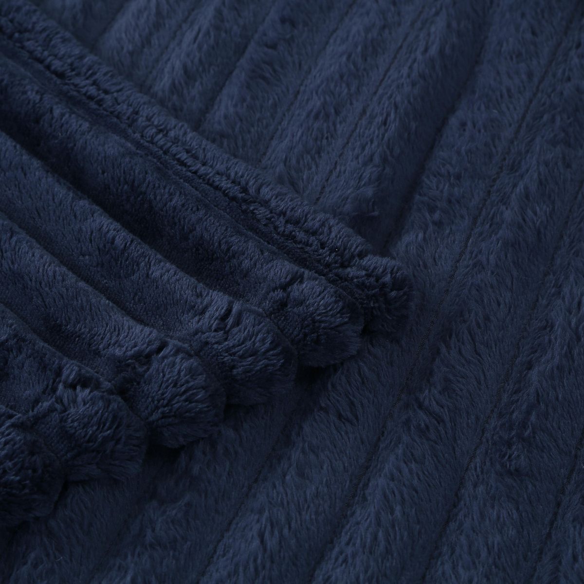 JUST HOME COLLECTION - Manta Stripe Flannel 125X150 cm Azul