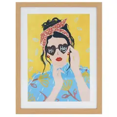 JUST HOME COLLECTION - Cuadro Girl 33x43 cm