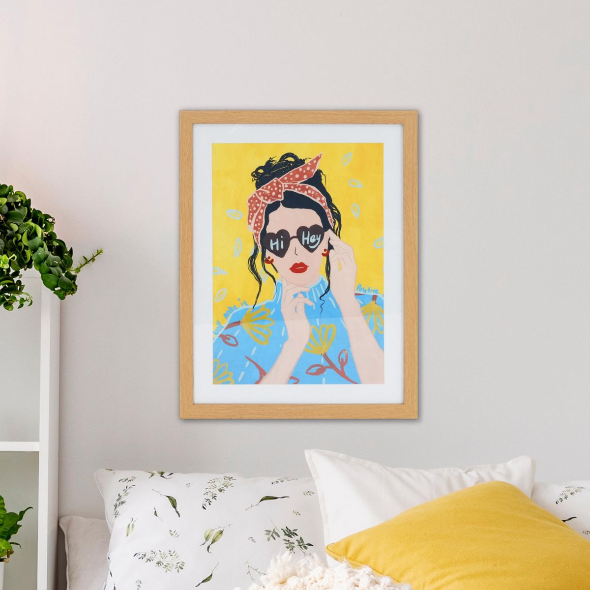 JUST HOME COLLECTION - Cuadro Girl 33x43 cm