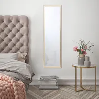 Espejo Decorativo Forma Rectangular 30x120 cm Dorado Parva