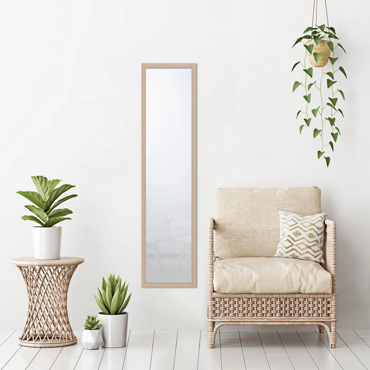 JUST HOME COLLECTION - Espejo Decorativo Forma Rectangular 30x120 cm Otro Parva