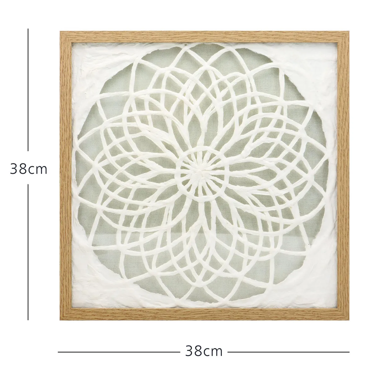 JUST HOME COLLECTION - Cuadro Geometric 38x38 cm