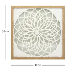 JUST HOME COLLECTION - Cuadro Geometric 38x38 cm