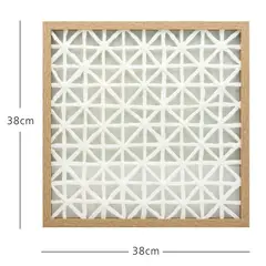 JUST HOME COLLECTION - Cuadro Weave 38x38 cm