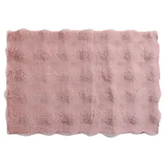 JUST HOME COLLECTION - Bajada Fauxfur 40x60 cm Poliéster Rosado