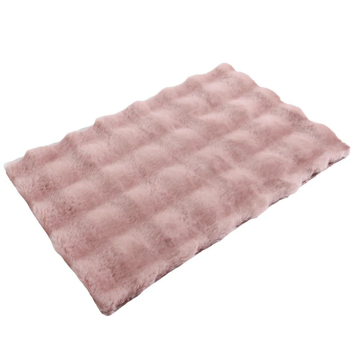 JUST HOME COLLECTION - Bajada Fauxfur 40x60 cm Poliéster Rosado