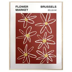 JUST HOME COLLECTION - Cuadro Flor 30x40 cm