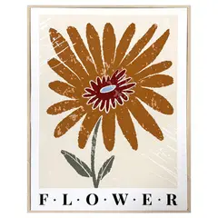 JUST HOME COLLECTION - Cuadro Flor 30x40 cm