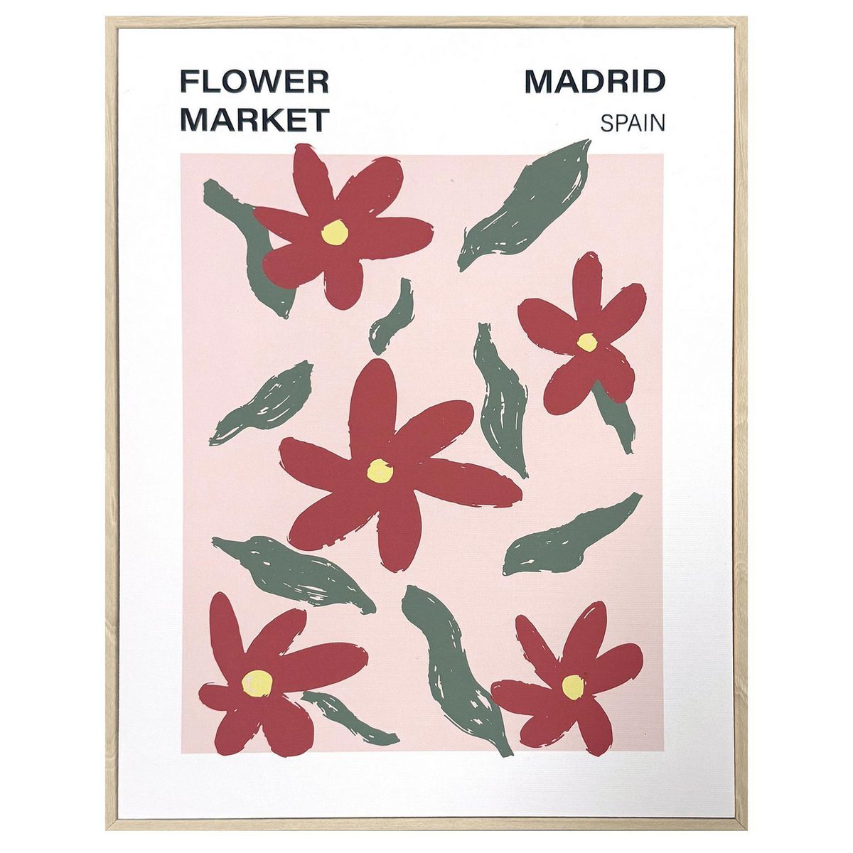 JUST HOME COLLECTION - Cuadro Flor 30x40 cm