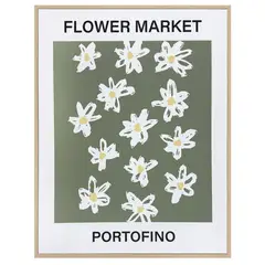 JUST HOME COLLECTION - Cuadro Flor 30x40 cm