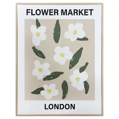 JUST HOME COLLECTION - Cuadro Flor 30x40 cm