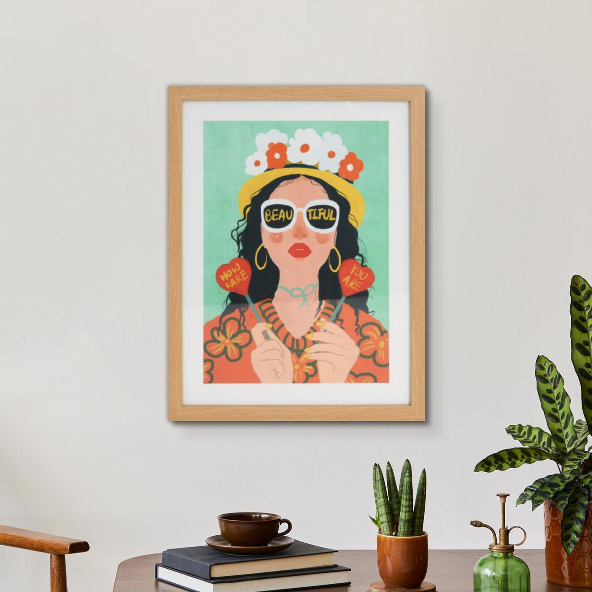 JUST HOME COLLECTION - Cuadro Girl 33x43 cm