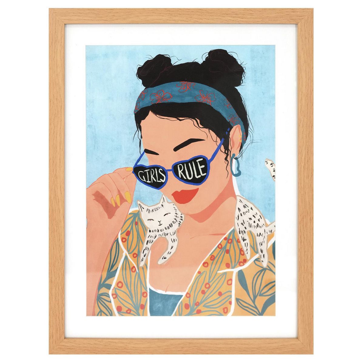 JUST HOME COLLECTION - Cuadro Girl 33x43 cm