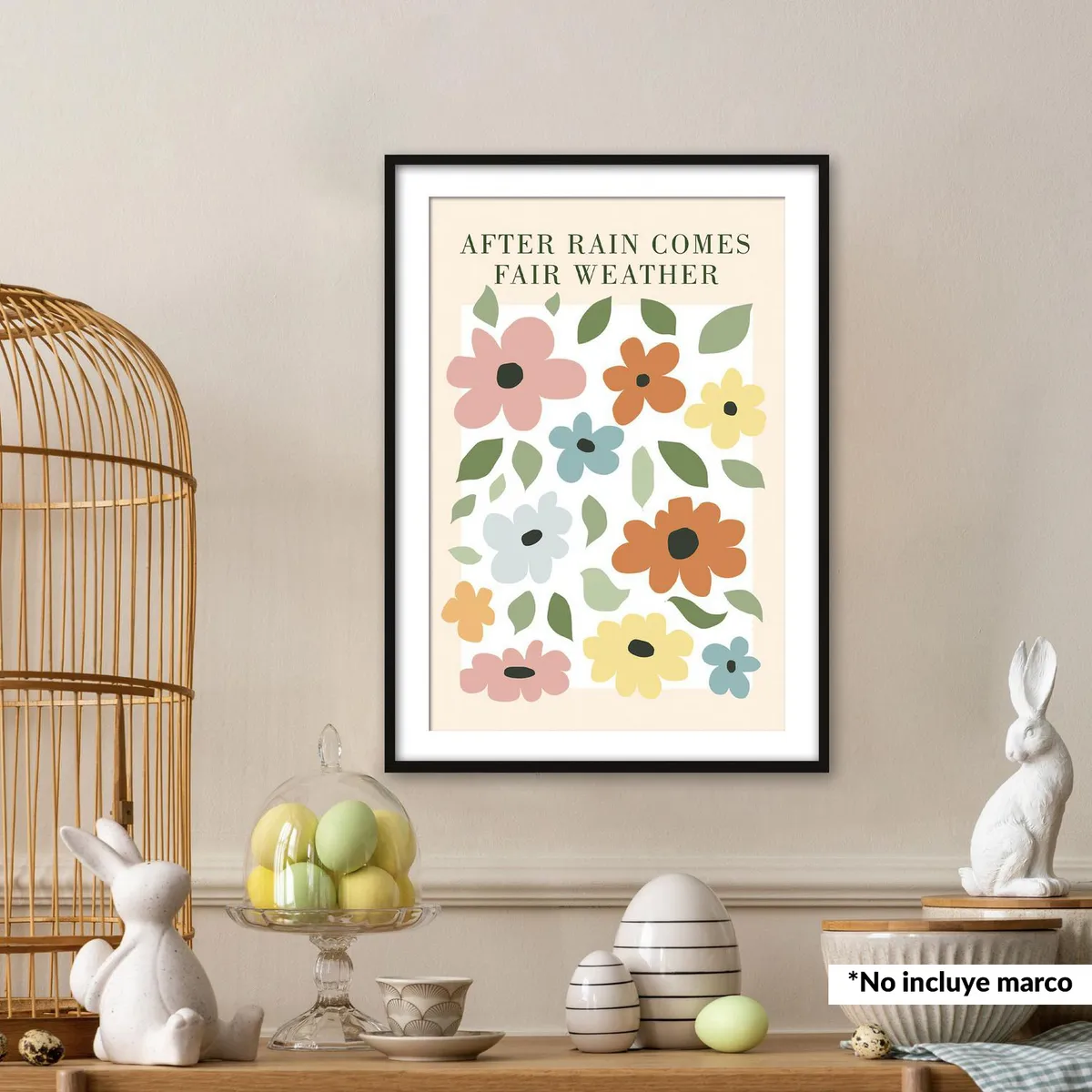 JUST HOME COLLECTION - Poster 60x90 cm Multi MDF