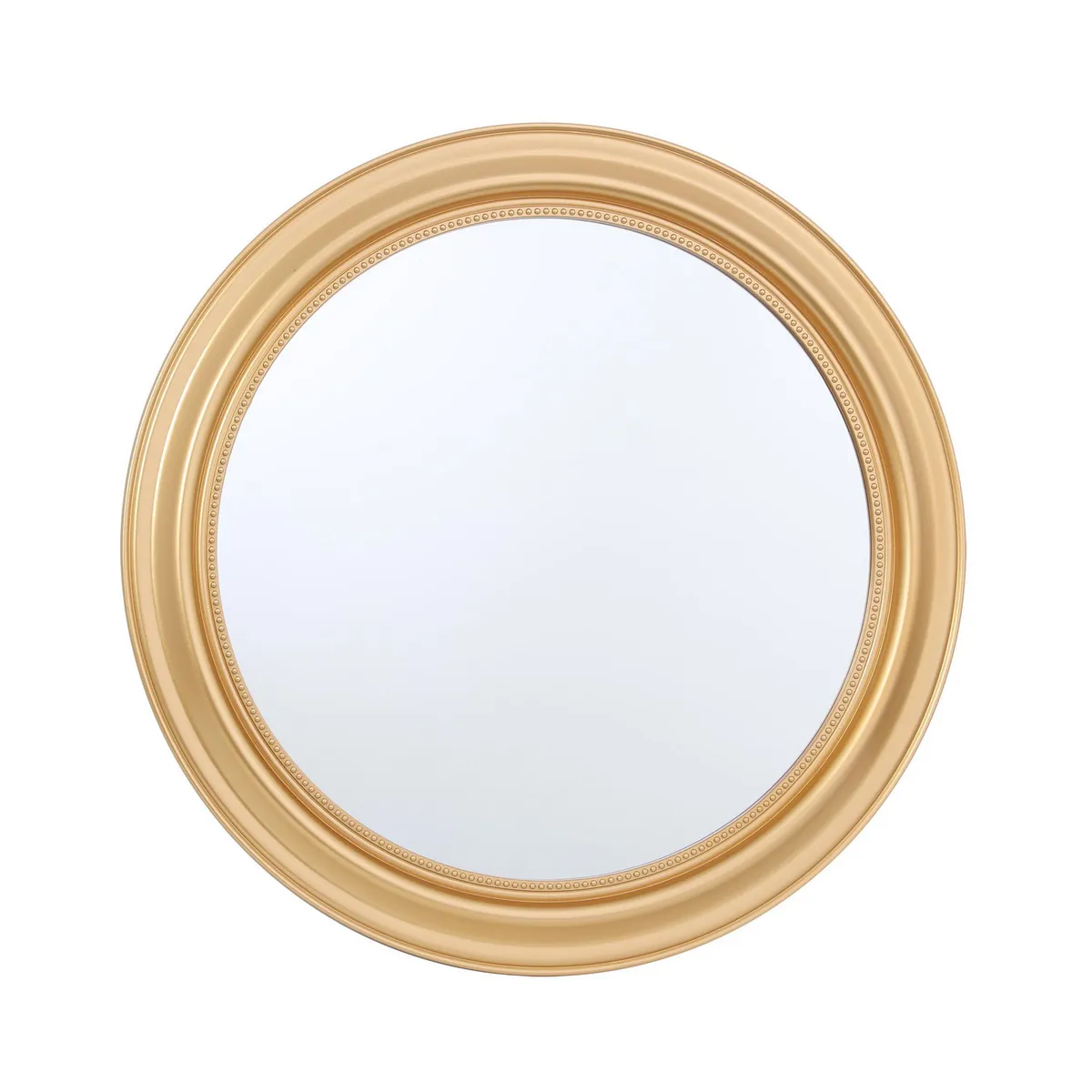 JUST HOME COLLECTION - Espejo Decorativo Forma Redonda 80x80 cm Dorado Marina