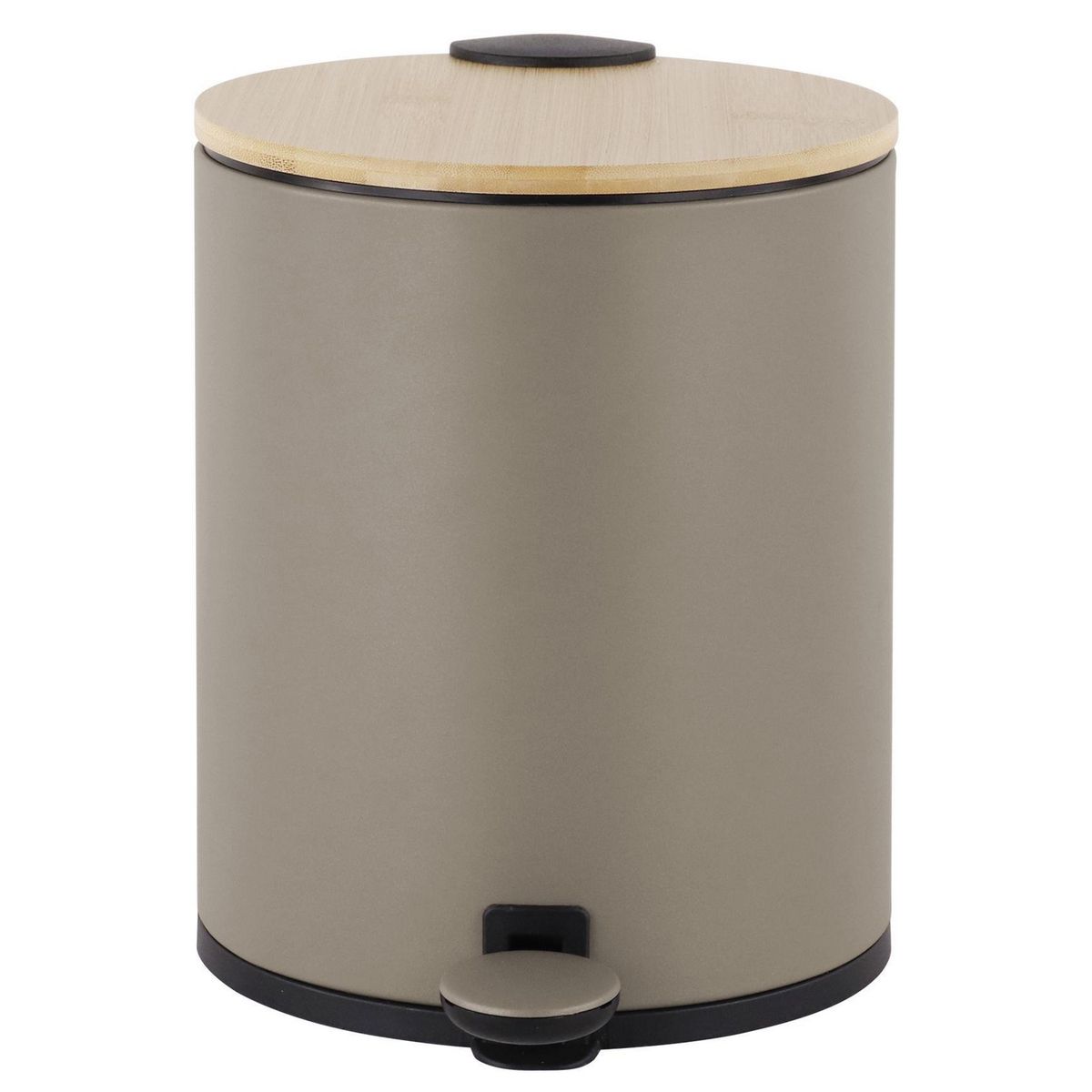 JUST HOME COLLECTION - Papelero 5 Litros Plástico Taupe