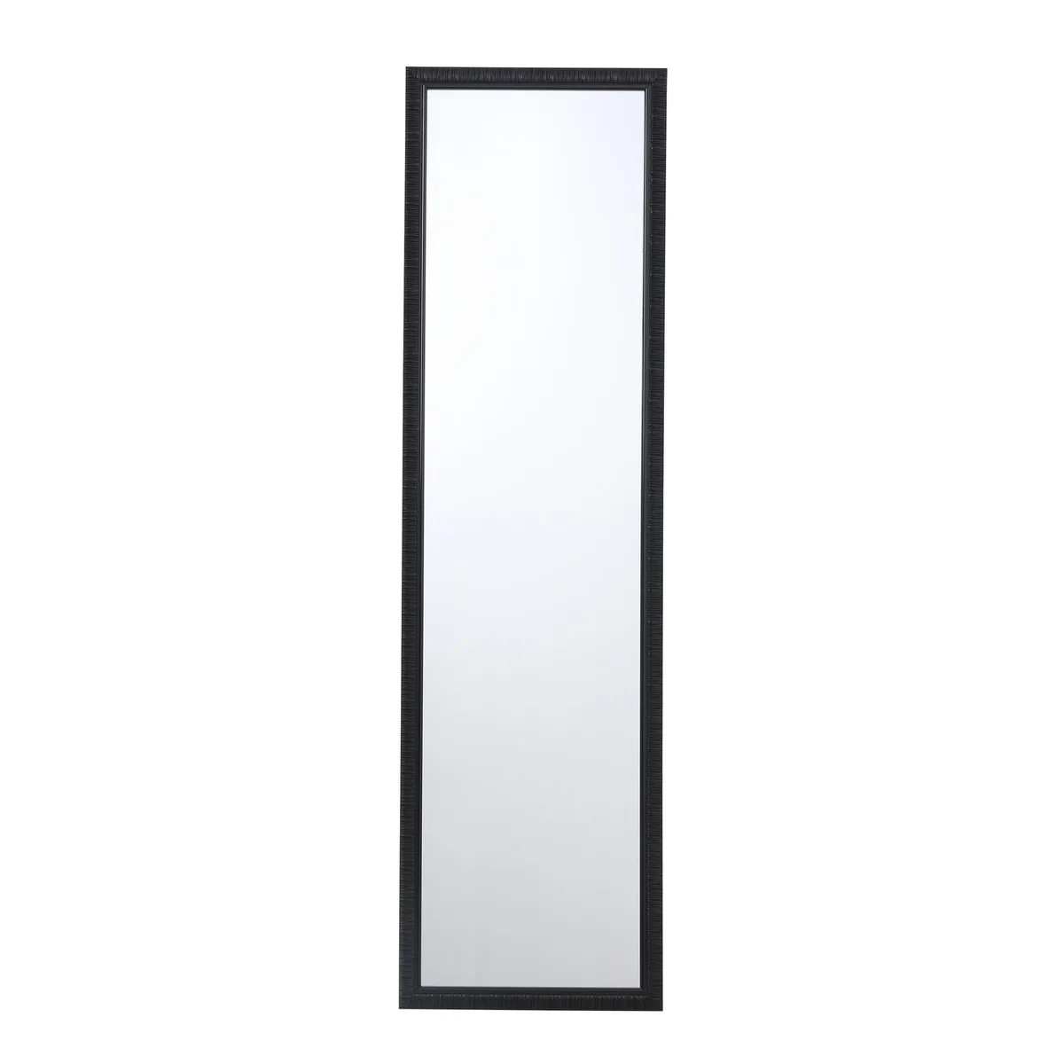 JUST HOME COLLECTION - Espejo Decorativo Forma Rectangular 30x120 cm Negro Parva