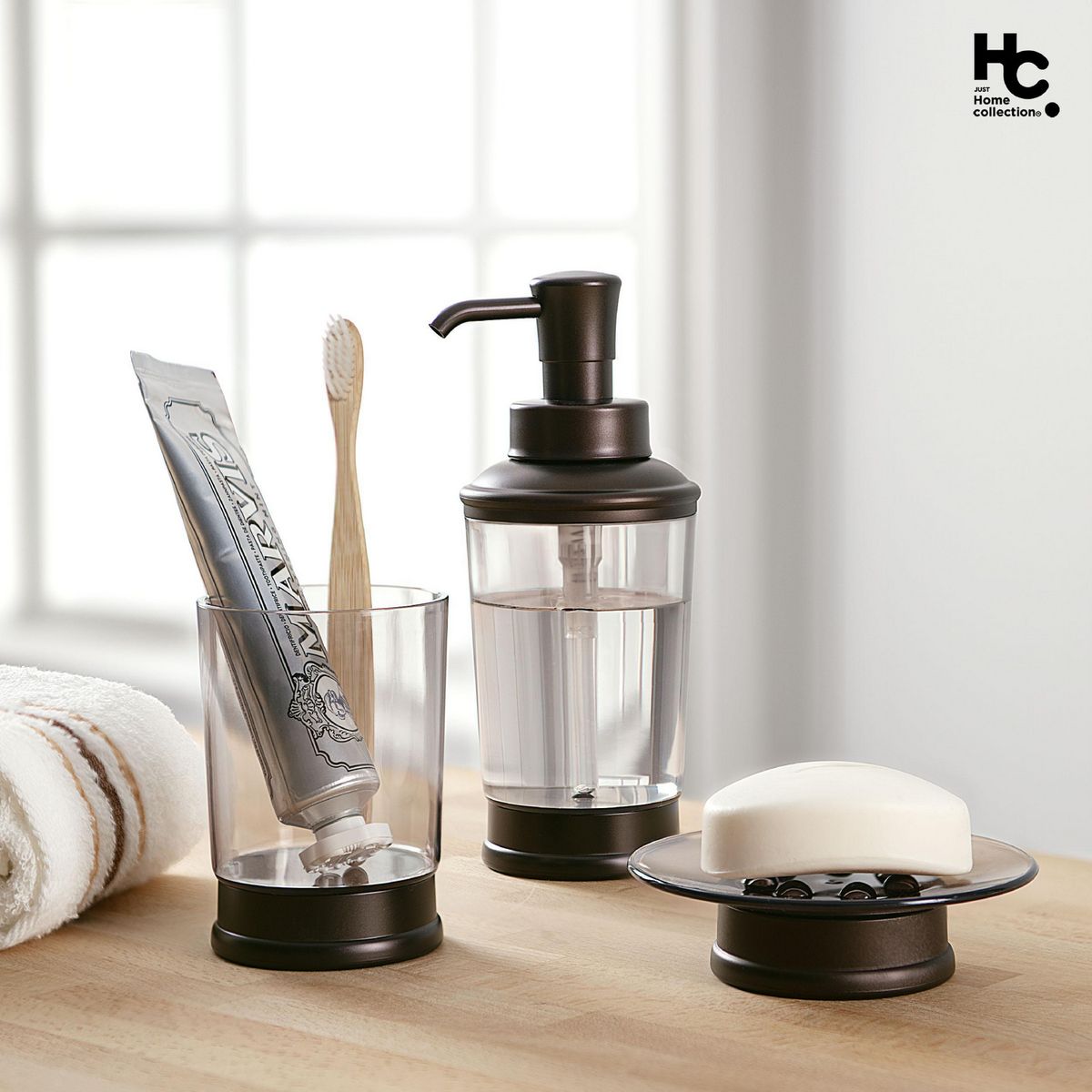 JUST HOME COLLECTION - Dispensador Bano Clara