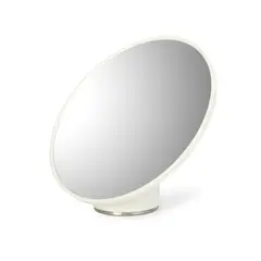 UMBRA - Espejo Portátil Forma Redonda 13.3x16.8 cm Blanco Kiru